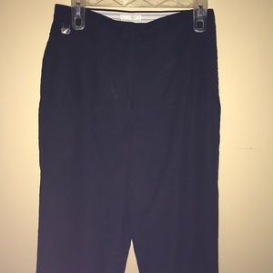Sz 8 black liz clairborne capri golf pants